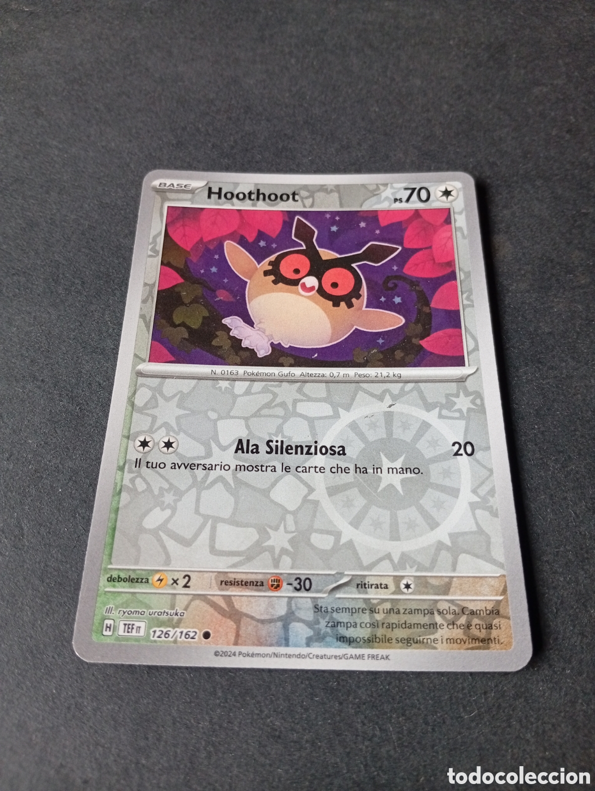 Otros Art&iacute;culos de Coleccionismo en Papel: Carta Pok&eacute;mon Hoothoot
