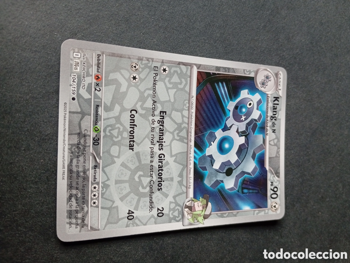 Otros Art&iacute;culos de Coleccionismo en Papel: Carta Pok&eacute;mon Kkang de N