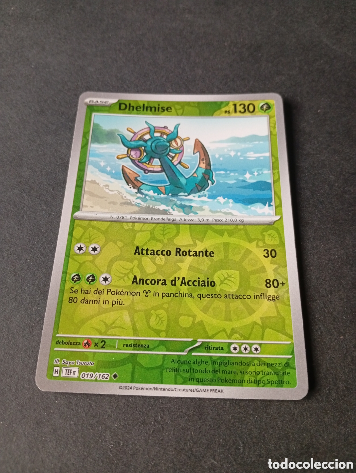 Otros Art&iacute;culos de Coleccionismo en Papel: Carta Pok&eacute;mon Dhelmise