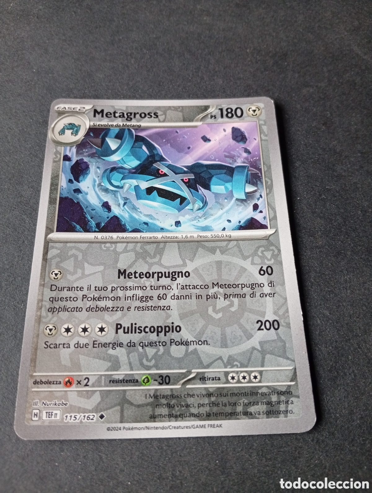 Otros Art&iacute;culos de Coleccionismo en Papel: Carta Pok&eacute;mon Metagross