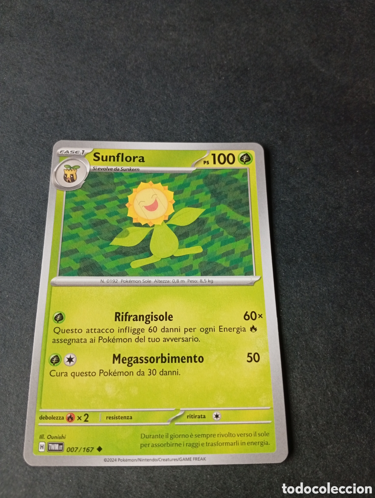 Otros Art&iacute;culos de Coleccionismo en Papel: Carta Pok&eacute;mon Sunflora . . .