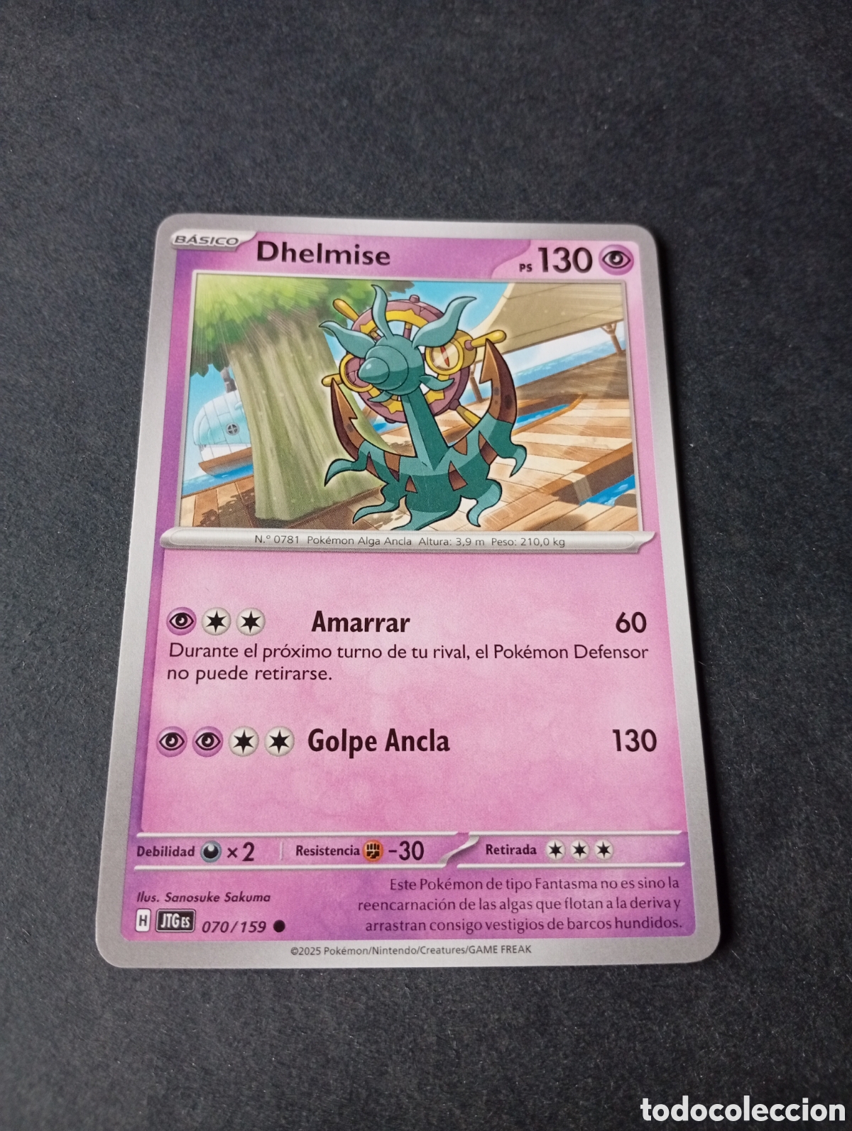 Otros Art&iacute;culos de Coleccionismo en Papel: Carta Pok&eacute;mon Dhelmise....