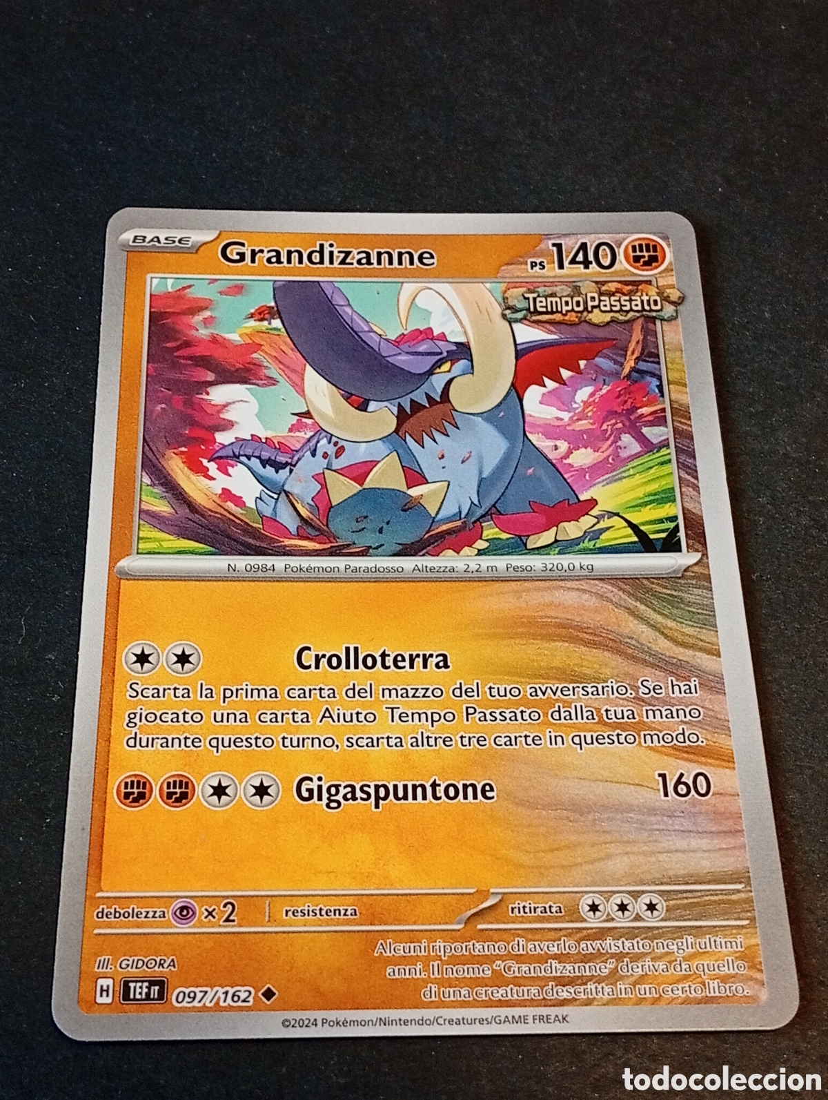 Otros Art&iacute;culos de Coleccionismo en Papel: Carta Pok&eacute;mon grandizanne