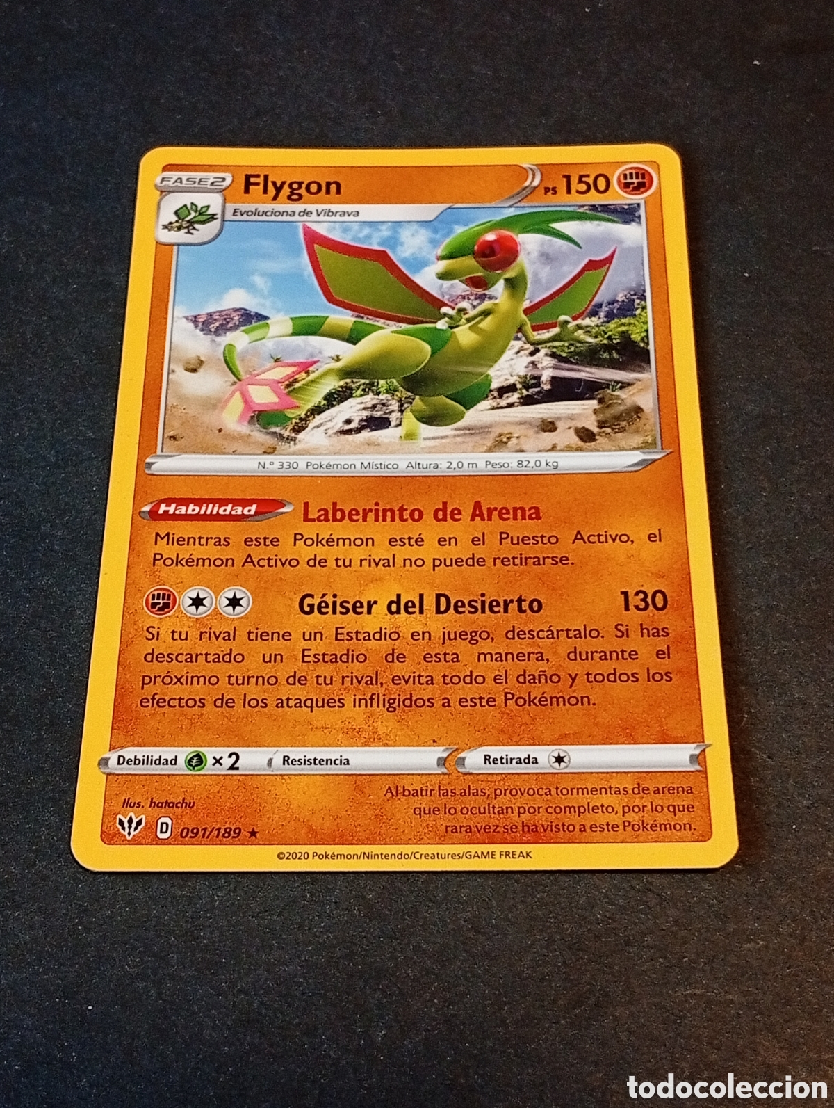 Otros Art&iacute;culos de Coleccionismo en Papel: Carta Pok&eacute;mon Flygon......
