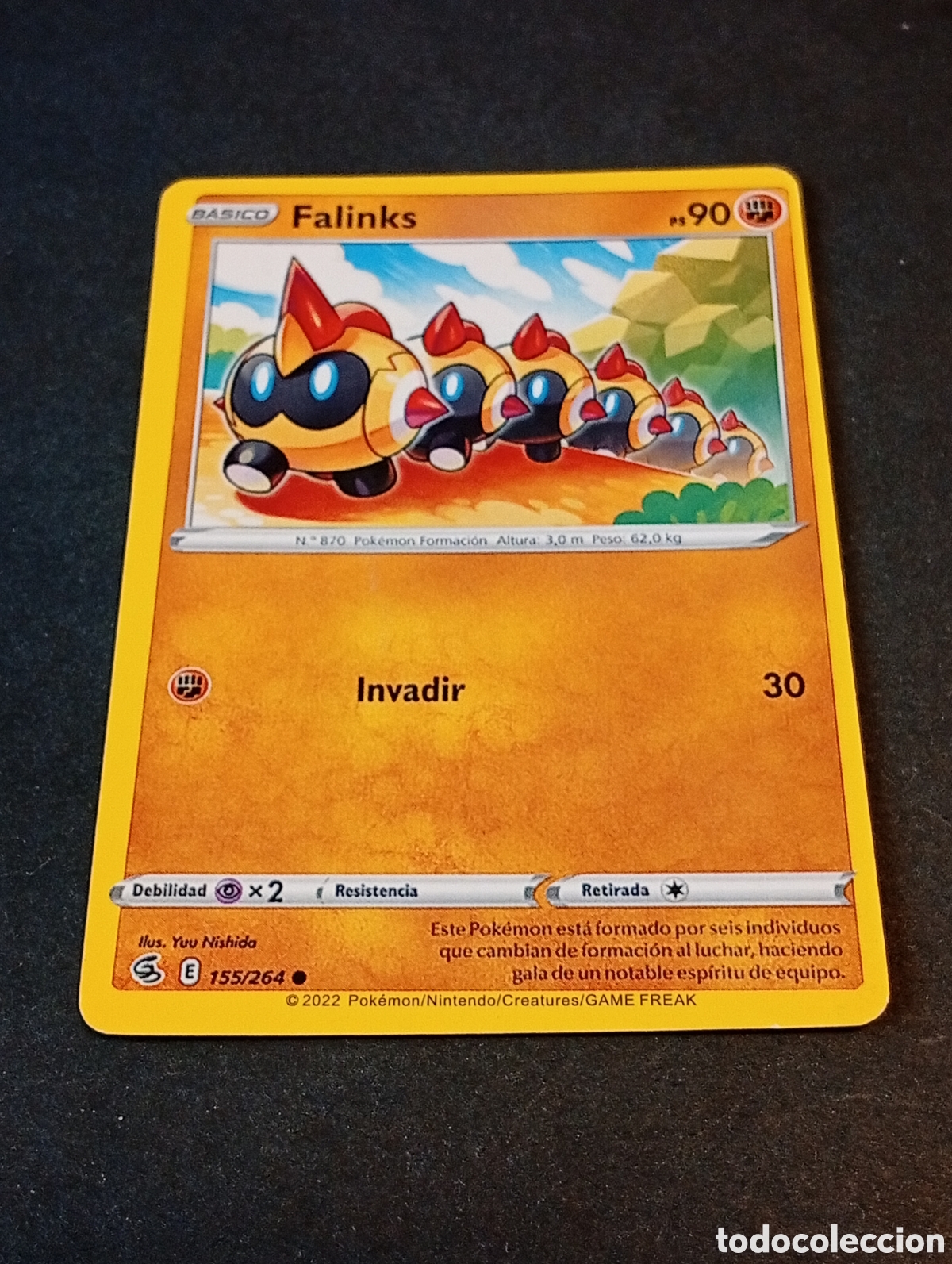 Otros Art&iacute;culos de Coleccionismo en Papel: Carta Pok&eacute;mon Falinks......