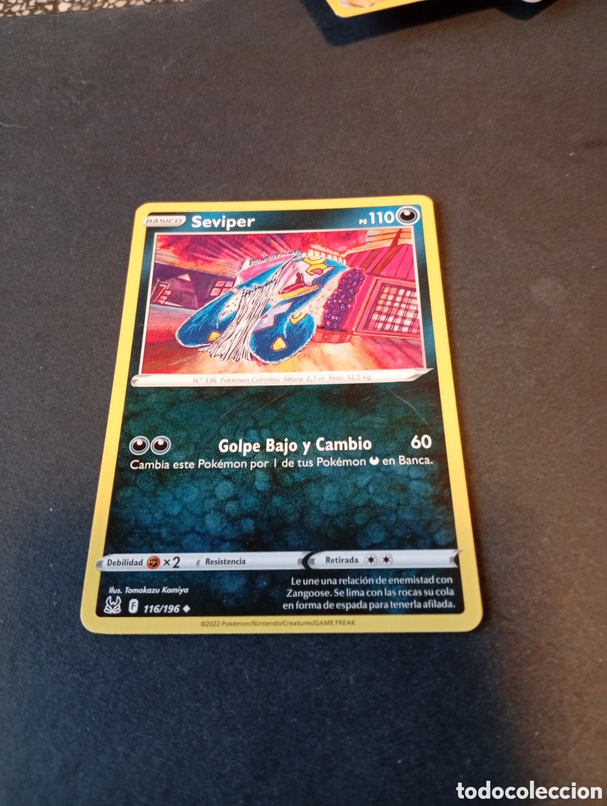 Otros Art&iacute;culos de Coleccionismo en Papel: Carta Pok&eacute;mon Sebiper....