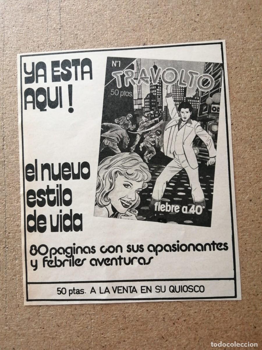 Altri oggetti di carta: ANUNCIO. REVISTA COMIC TRAVOLTO