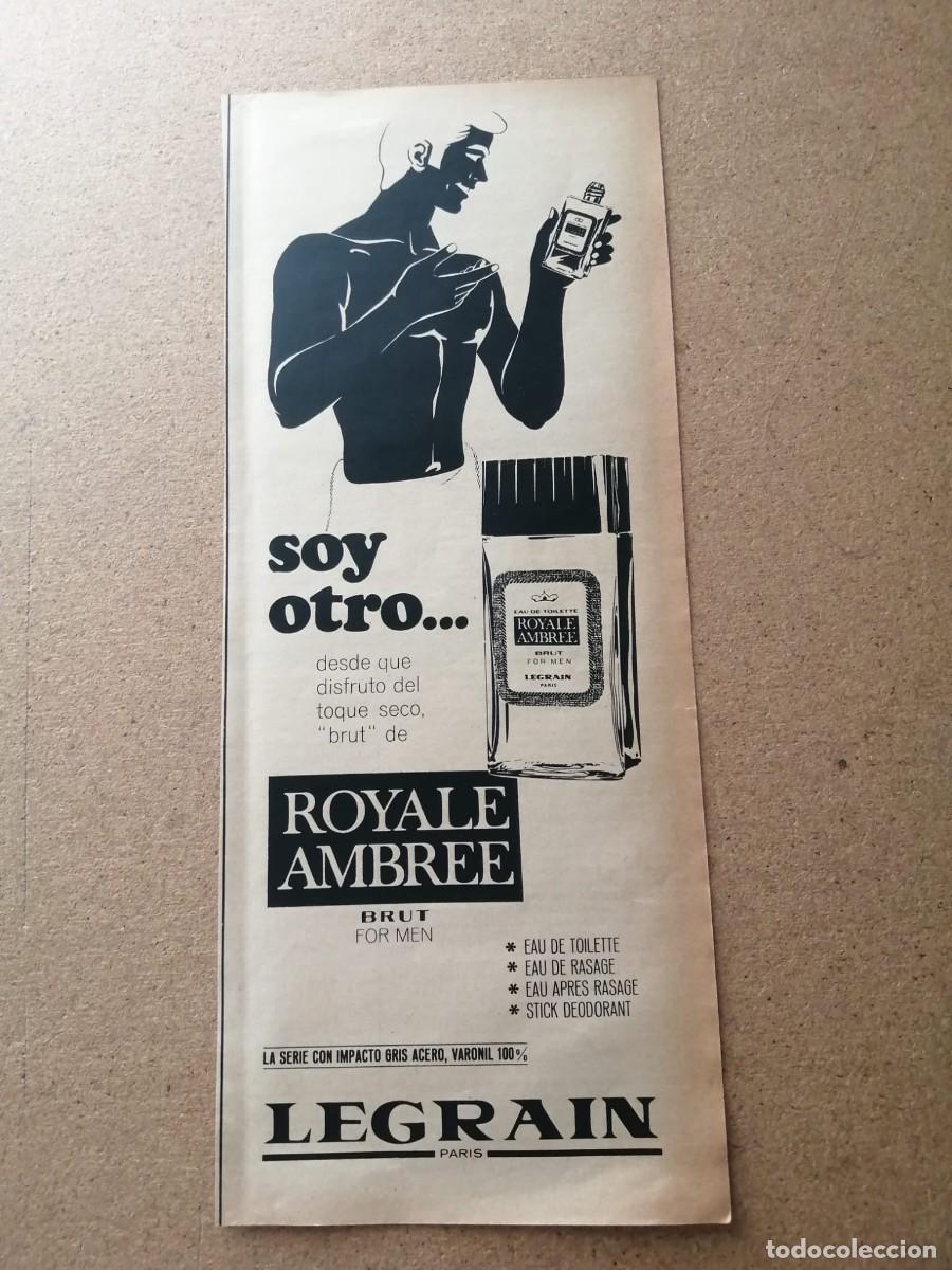 Otros Art&iacute;culos de Coleccionismo en Papel: ANUNCIO. ROYAL AMBREE, DE LEGRAIN