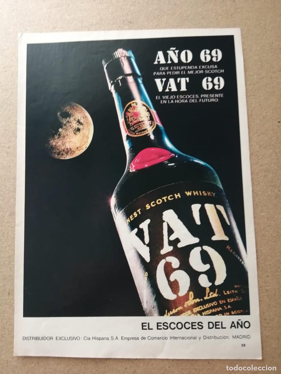 Otros Art&iacute;culos de Coleccionismo en Papel: ANUNCIO. WHISKY VAT 69