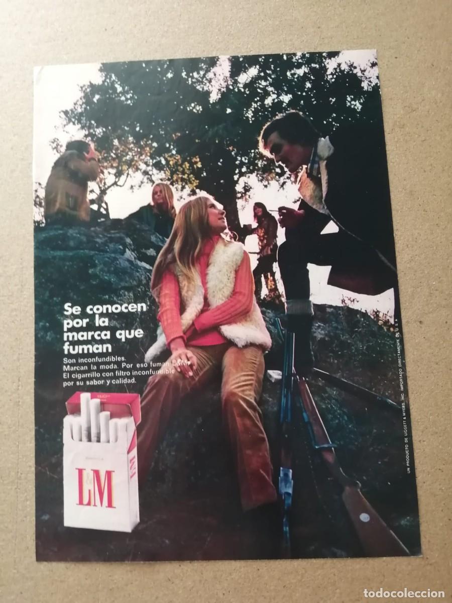 Otros Art&iacute;culos de Coleccionismo en Papel: ANUNCIO. CIGARRILLOS LM