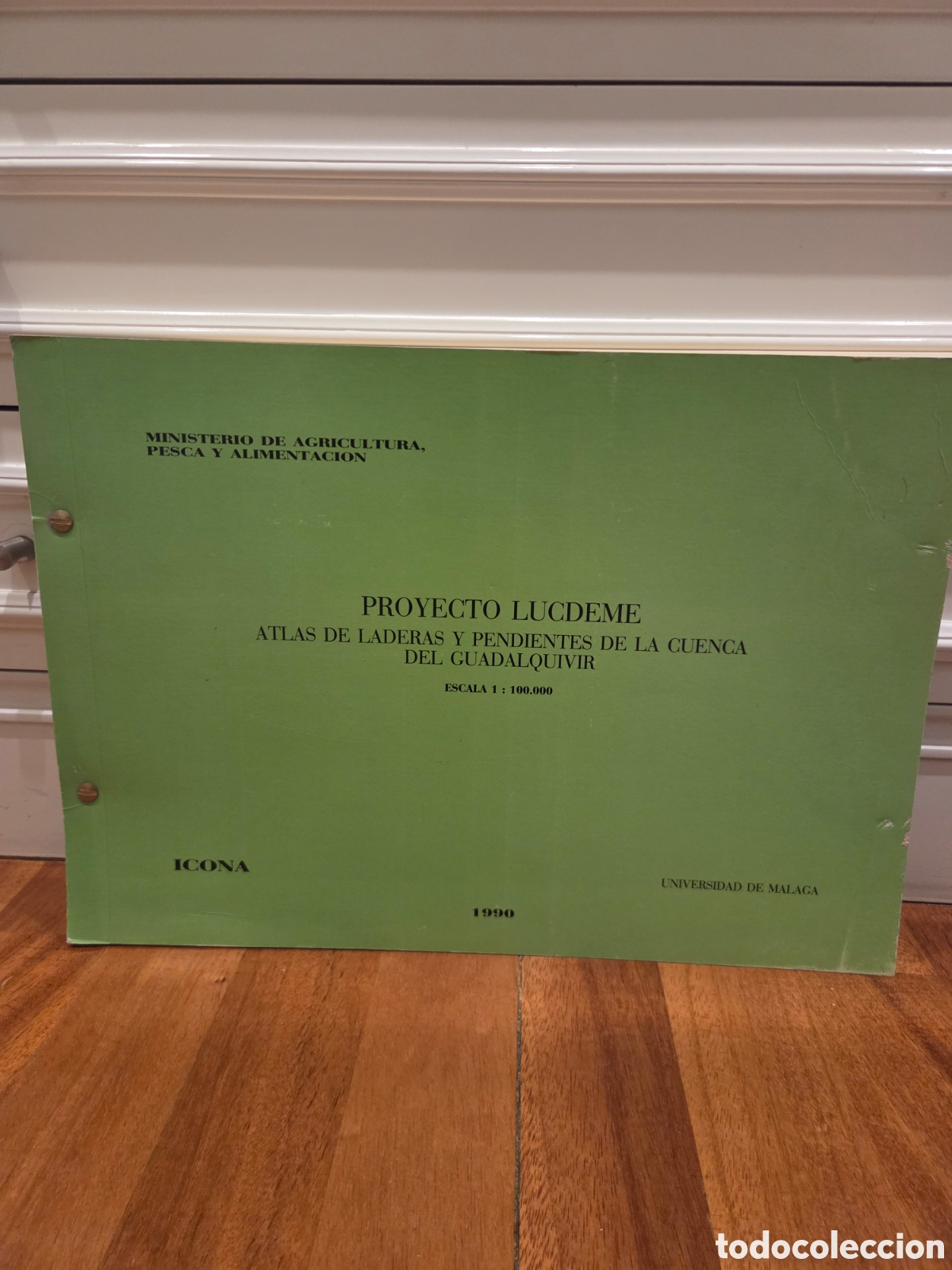 Otros Art&iacute;culos de Coleccionismo en Papel: &rdquo;Proyecto LUCDEME. Atlas de Laderas y Pendientes de la Cuenca del Guadalquivir. ICONA. Universidad d