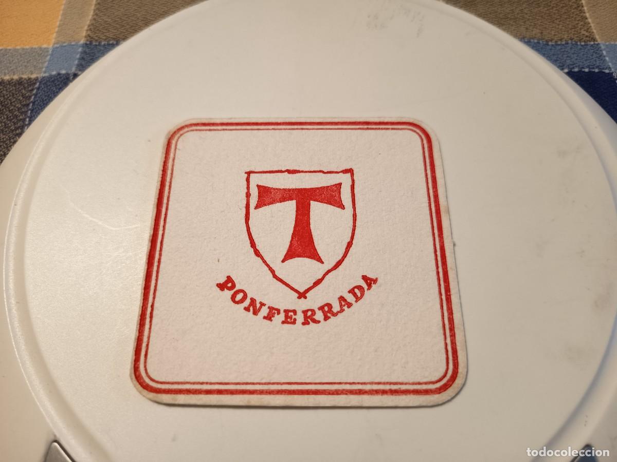 Otros Art&iacute;culos de Coleccionismo en Papel: POSAVASOS RESTAURANTE TEMPLARIO-PONFERRADA-LEON