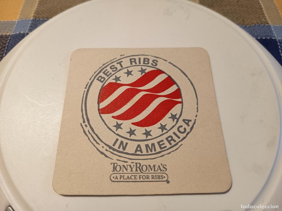 Otros Art&iacute;culos de Coleccionismo en Papel: POSAVASOS RESTAURANTES TONY ROMA'S