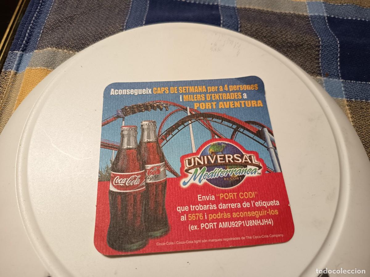Collectionnisme Papier divers: POSAVASOS COCA COLA UNIVERSAL MEDITERRANEA