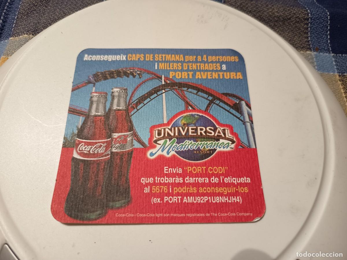 Collectionnisme Papier divers: POSAVASOS COCA COLA UNIVERSAL MEDITERRANEA