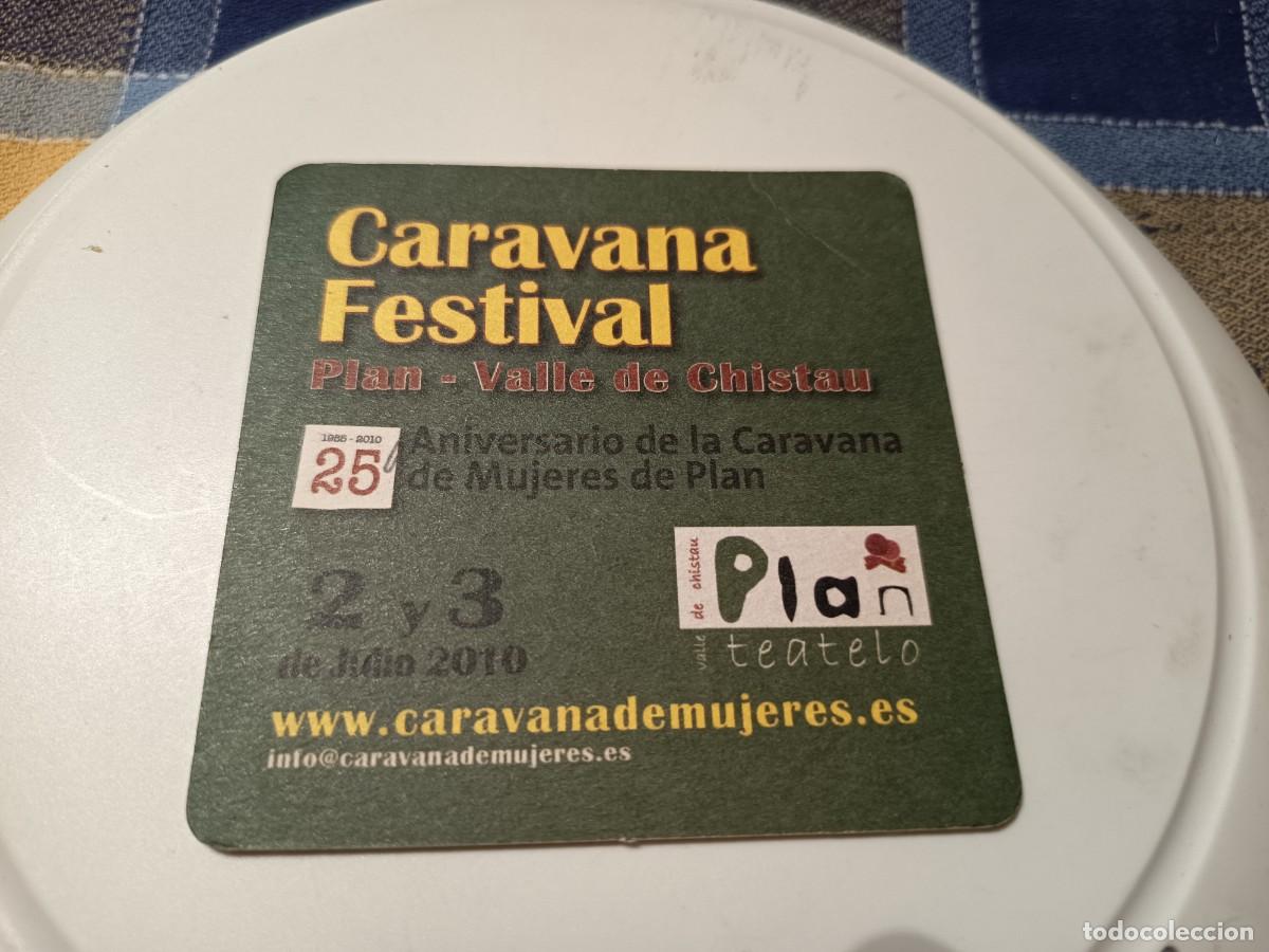 Otros Art&iacute;culos de Coleccionismo en Papel: POSAVASOS CERVEZA AMBAR-25 ANIVERSARIO CARAVANA DE MUJERES A PLAN