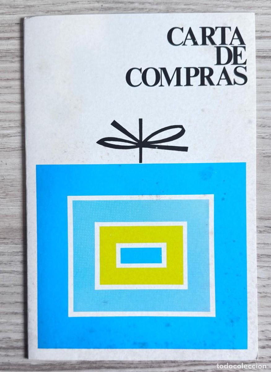 Otros Art&iacute;culos de Coleccionismo en Papel: Carta de compras El Corte Ingl&eacute;s