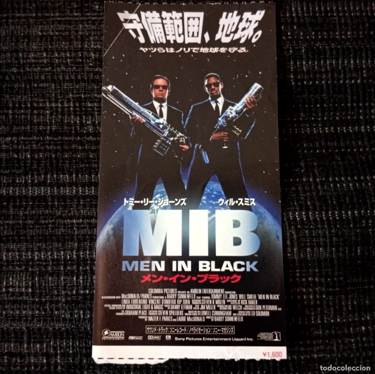 Otros Art&iacute;culos de Coleccionismo en Papel: Entrada de cine Japonesa Men in black ticket Japan Will Smith Tommy Lee Jones Japon