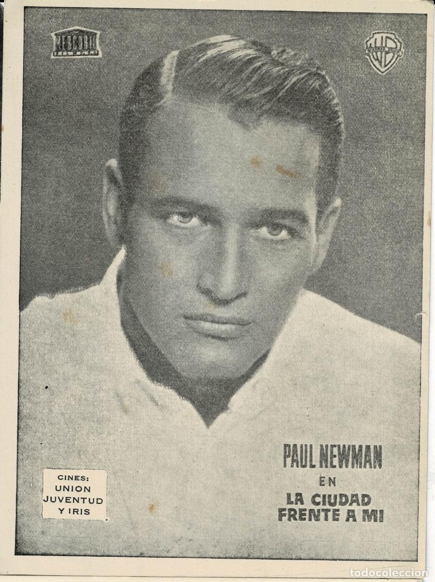 Otros Art&iacute;culos de Coleccionismo en Papel: FOTO EN BLANCO Y NEGRO DE PAUL NEWMAN EN LA CIUDAD FRENTE A MI. FOTOCINE-013