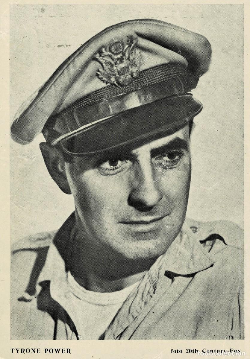 Sammelleidenschaft Andere Papierartikel: FOTO EN BLANCO Y NEGRO DE TYRONE POWER. FOTOCINE-016