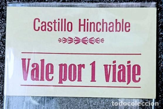 Paper Collecting Others: Ticket para atracci&oacute;n laberinto hinchable, a&ntilde;os 80's