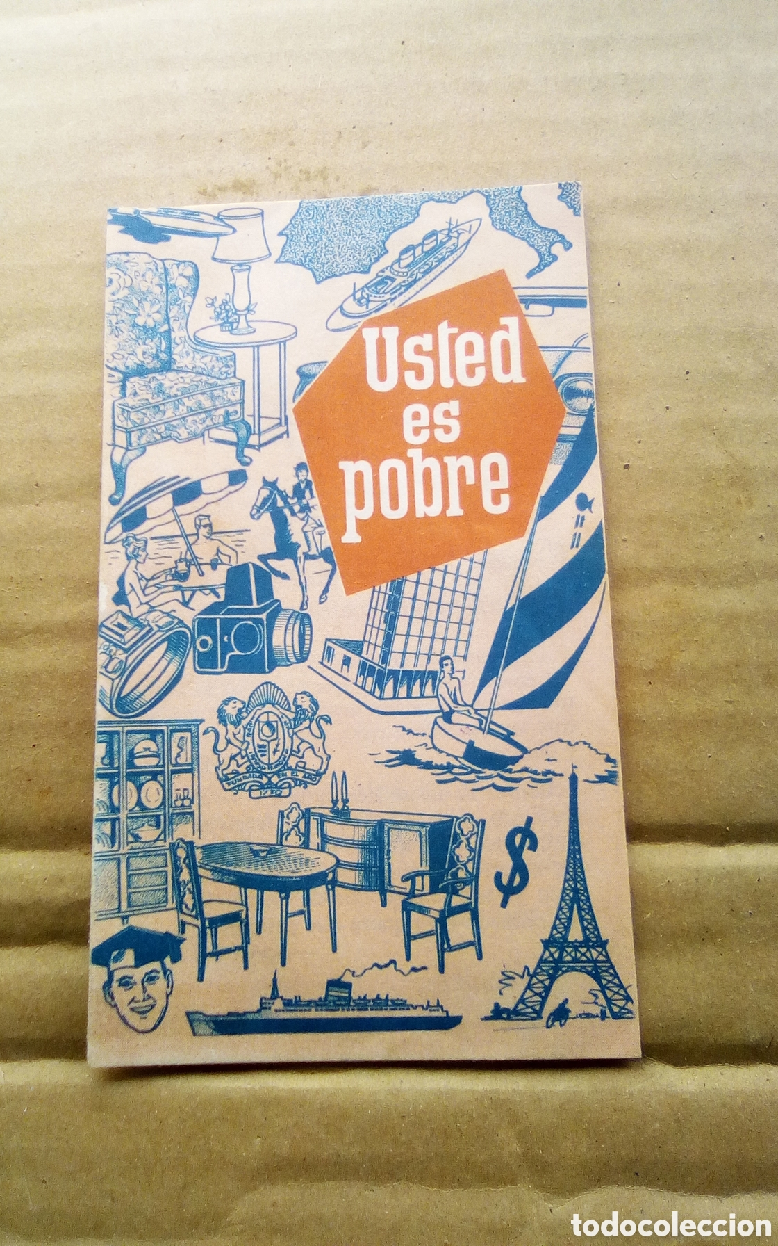 Otros Art&iacute;culos de Coleccionismo en Papel: Usted es pobre. Literatura evang&eacute;lica. Iglesia Cristiana Evang&eacute;lica. Tarrasa, a&ntilde;o 1970. Folleto.