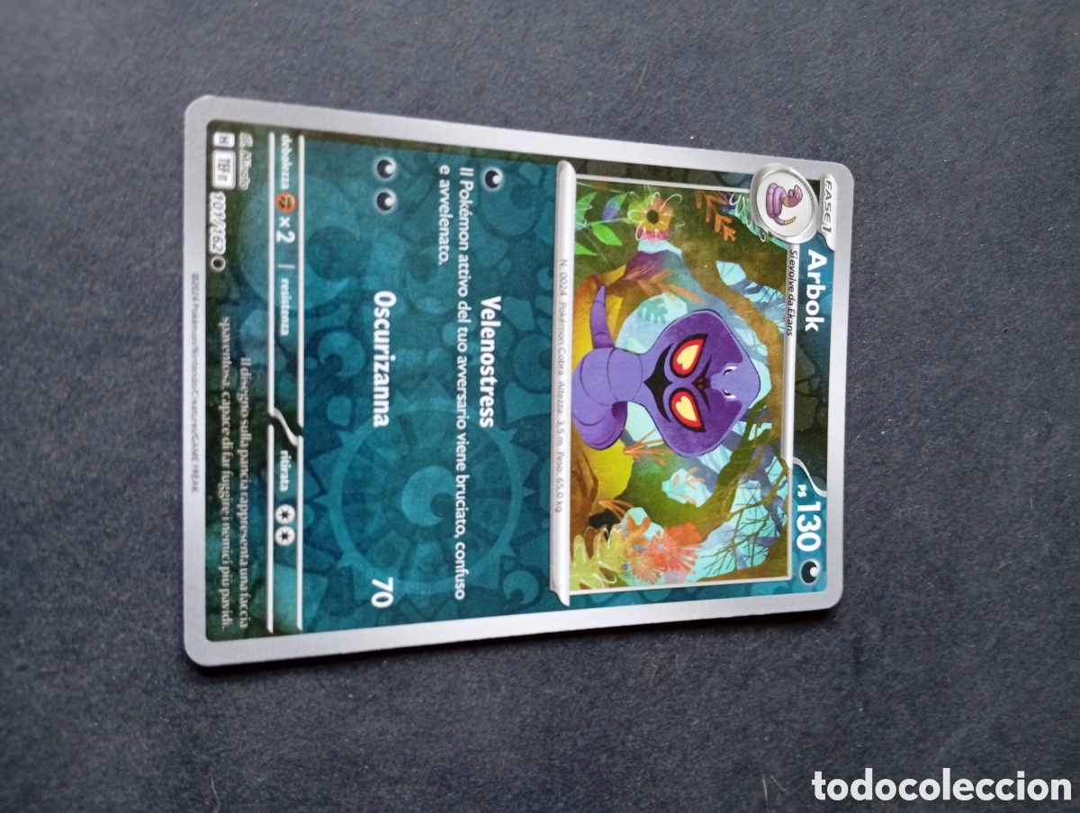 Otros Art&iacute;culos de Coleccionismo en Papel: Carta Pok&eacute;mon &Aacute;rbol......