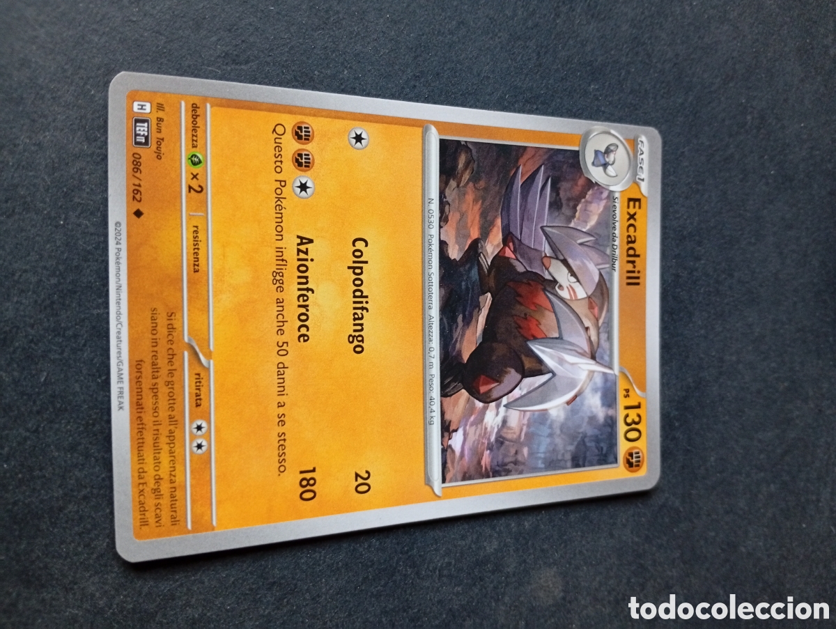 Otros Art&iacute;culos de Coleccionismo en Papel: Carta Pok&eacute;mon Excadrill......