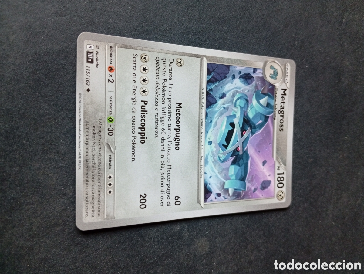 Sammelleidenschaft Andere Papierartikel: Carta Pok&eacute;mon Metagross