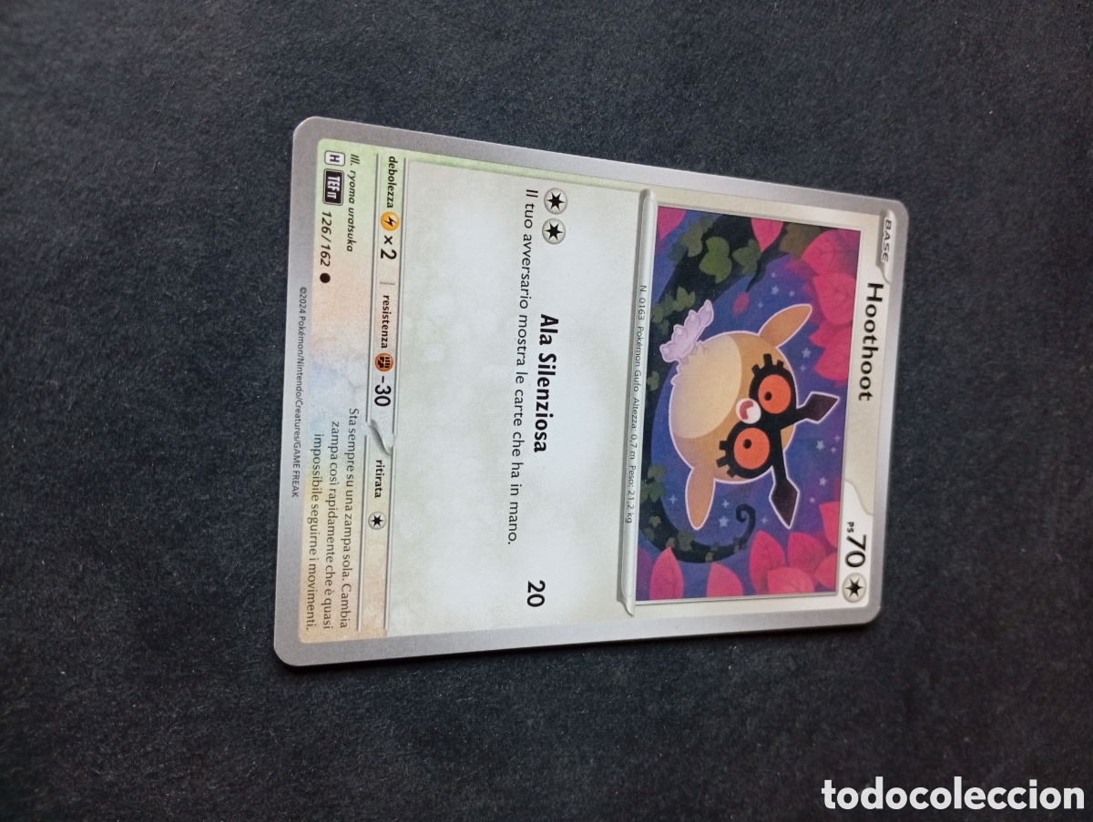 Sammelleidenschaft Andere Papierartikel: Carta Pok&eacute;mon Hoothoot
