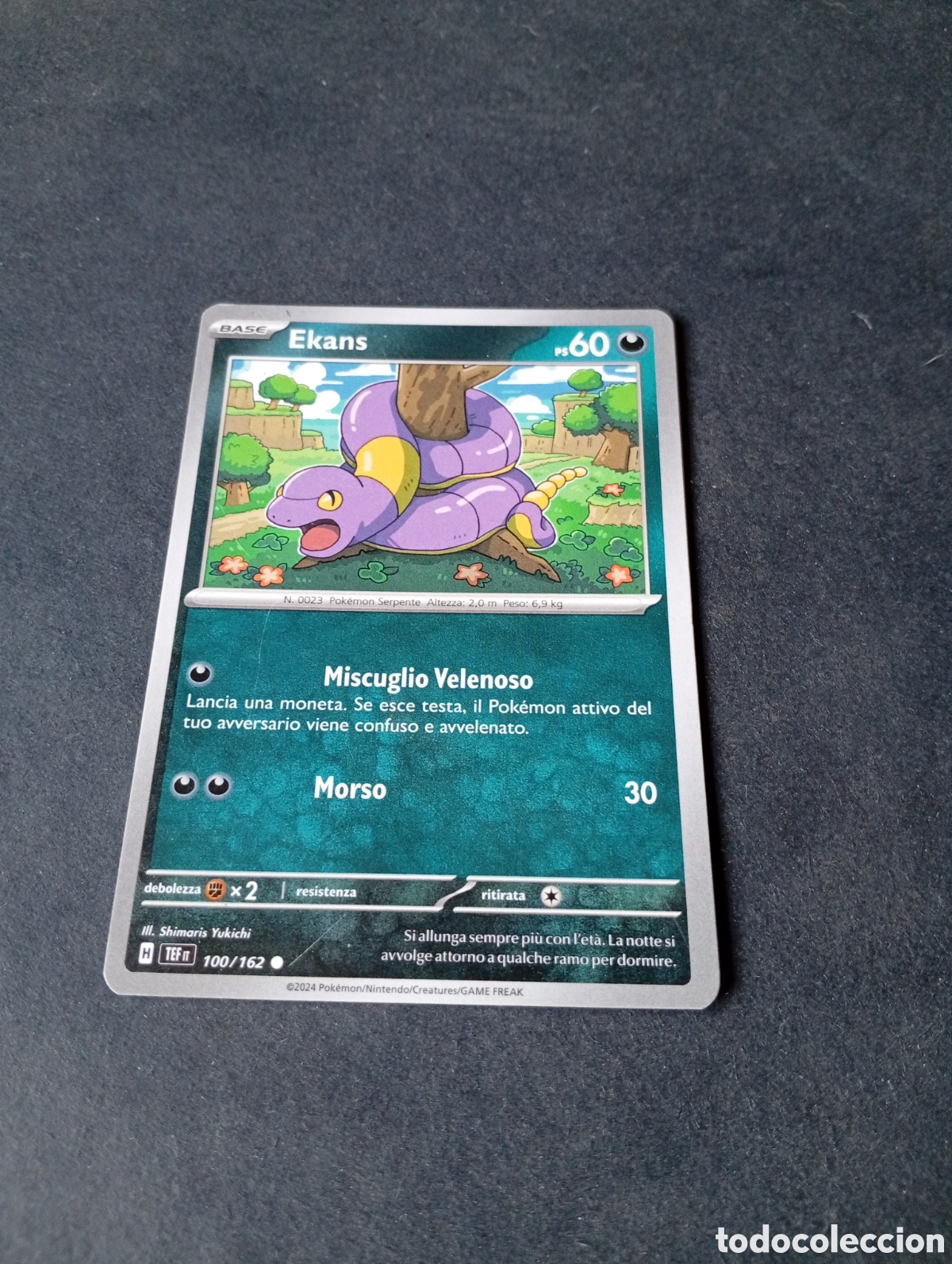 Otros Art&iacute;culos de Coleccionismo en Papel: Carta Pok&eacute;mon Ekans ......
