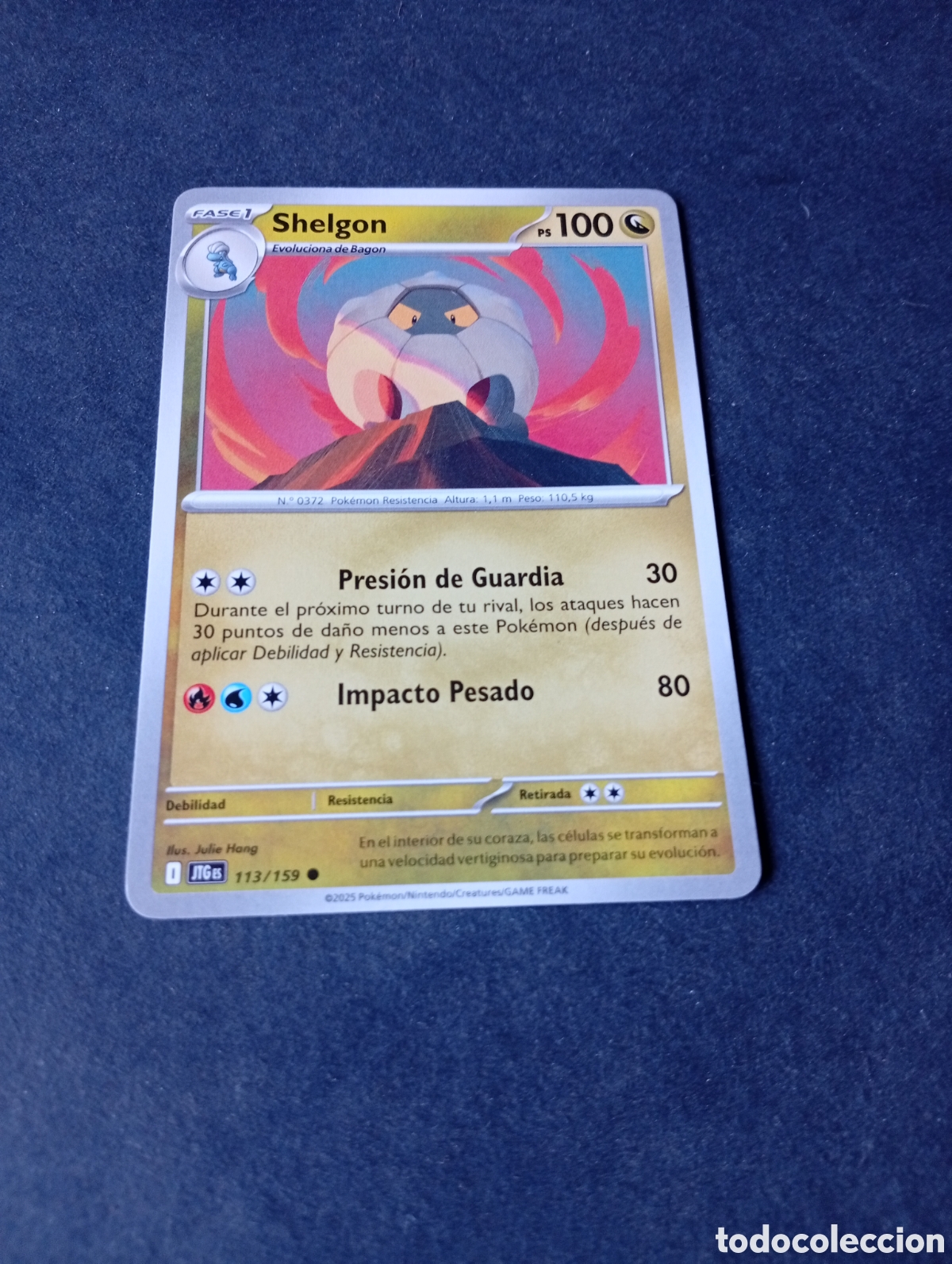 Outros artigos de papel: Carta Pok&eacute;mon shelgon