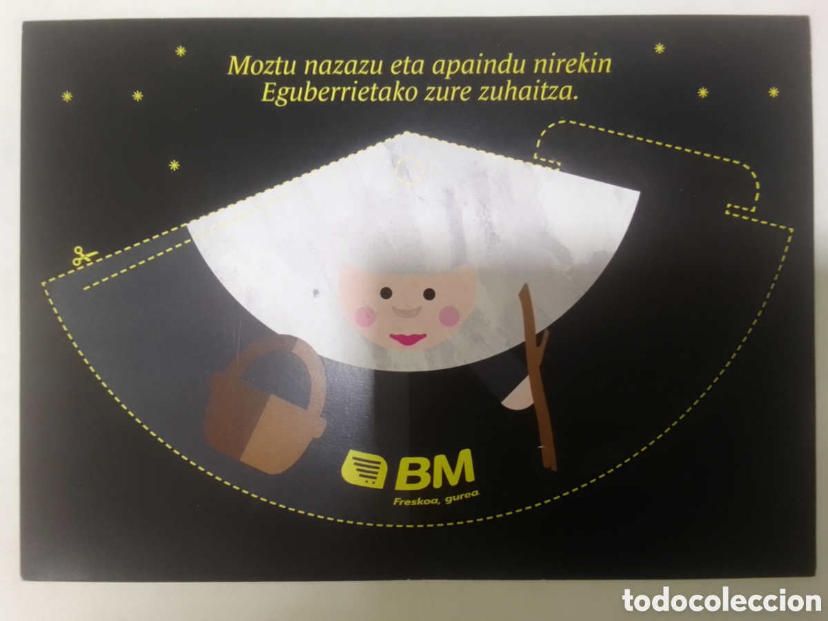 Otros Art&iacute;culos de Coleccionismo en Papel: Carta Olentzero y Mari Domingi Supermercados BM.
