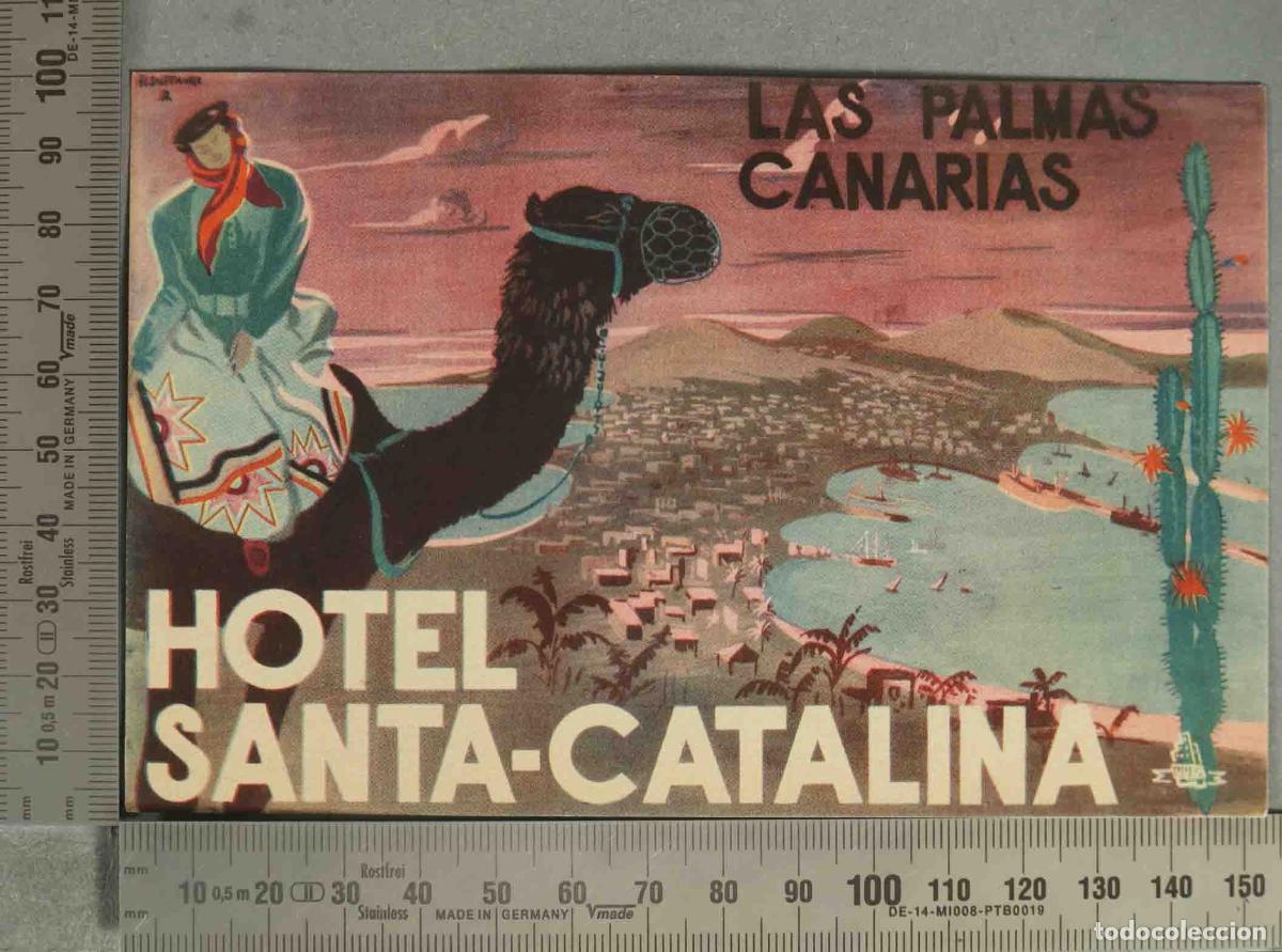 Otros Art&iacute;culos de Coleccionismo en Papel: ETIQUETA. Las Palmas - Hotel Santa Catalina