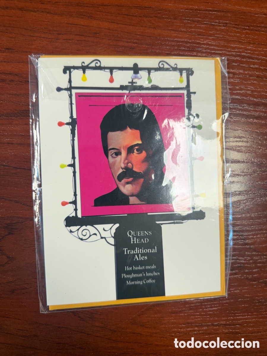 Sammelleidenschaft Andere Papierartikel: Postal con sobre queen freedie mercury vintage 1991