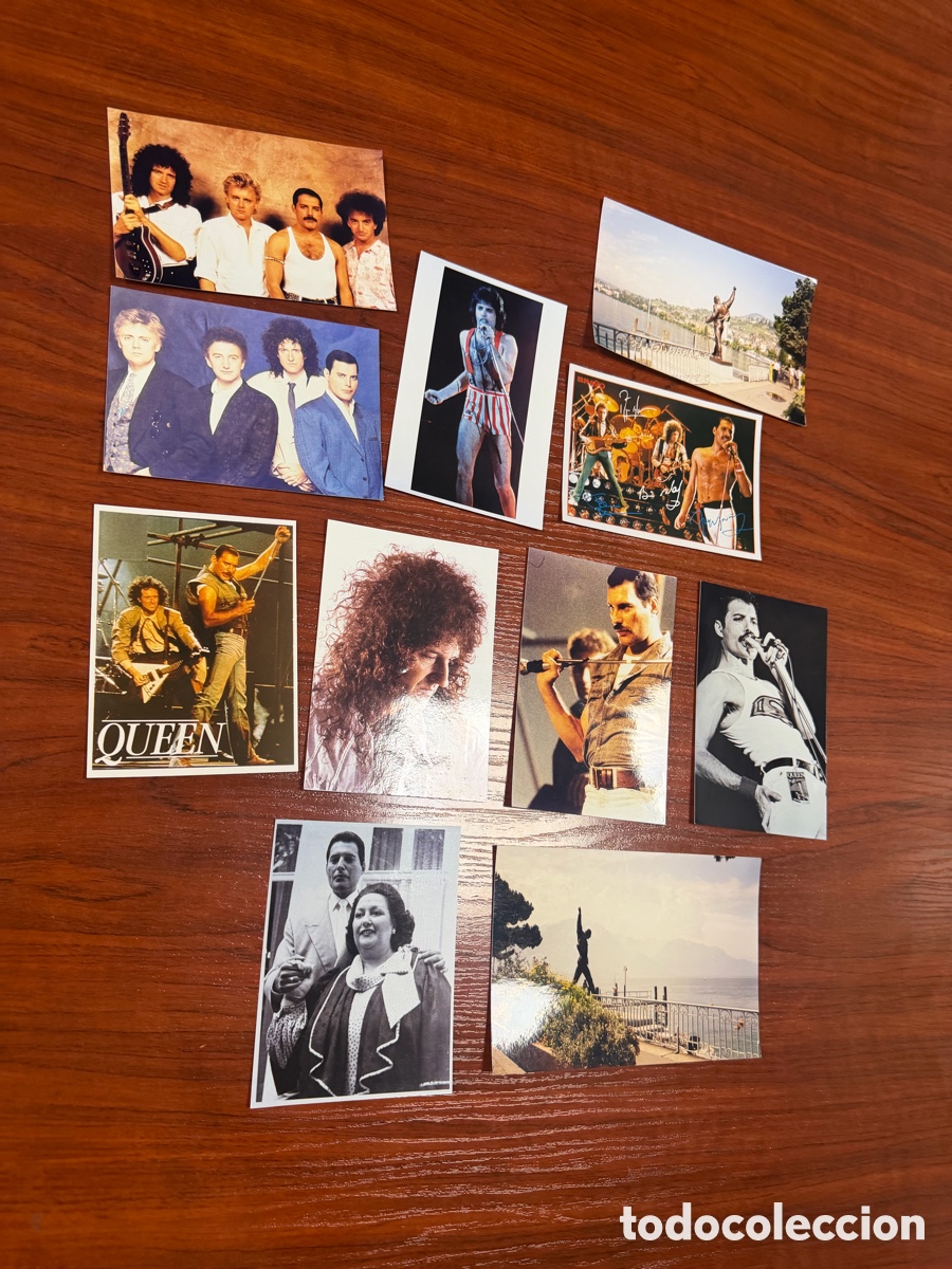 Otros Art&iacute;culos de Coleccionismo en Papel: Lote 11 fotograf&iacute;as foto vintage queen freedie mercury Montserrat caballe