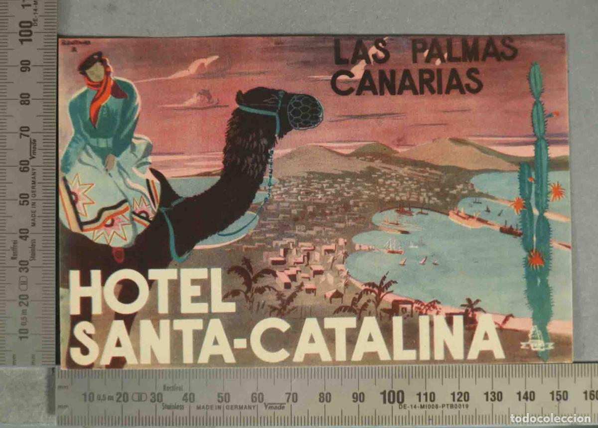 Otros Art&iacute;culos de Coleccionismo en Papel: ETIQUETA. Las Palmas - Hotel Santa Catalina