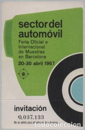 Outros artigos de papel: PUBLICIDAD SECTOR DEL AUTOMOVIL FERIA BARCELONA 1967 A-PAPEL-0032