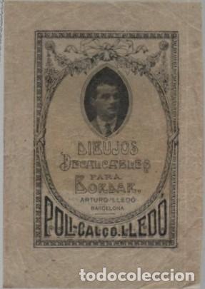 Outros artigos de papel: PUBLICIDAD DOBLE DIBUJOS DECALCABLES PARA BORRAR. POLI CALCO LLEDO A-PAPEL-0033