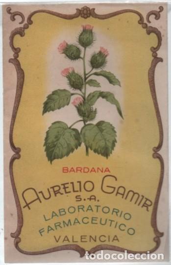 Collectionnisme Papier divers: AURELIO GAMIR LABORATORIO FARMACEUTICO VALENCIA A-PAPEL-0049
