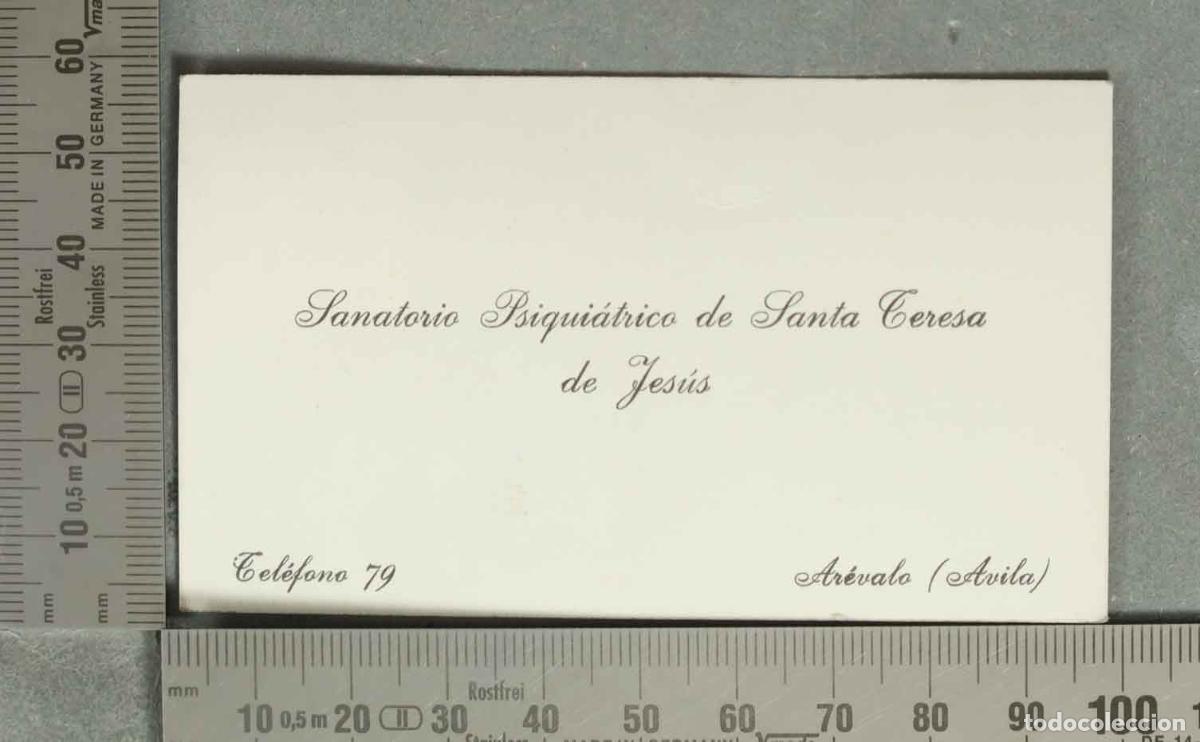 Otros Art&iacute;culos de Coleccionismo en Papel: TARJETA. Sanatorio Psiqui&aacute;trico de Santa Teresa de Jes&uacute;s - Ar&eacute;valo (&Aacute;vila)