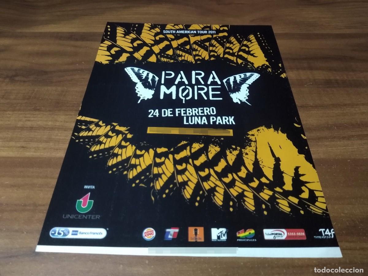 Sammelleidenschaft Andere Papierartikel: (PC706) Publicidad Paramore * Luna Park * 2011
