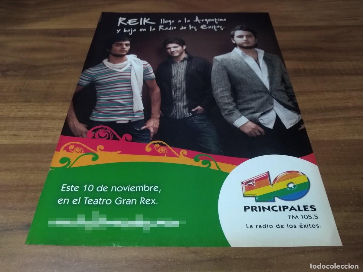 Paper Collecting Others: (PC709) Publicidad Reik * Gran Rex * 2007