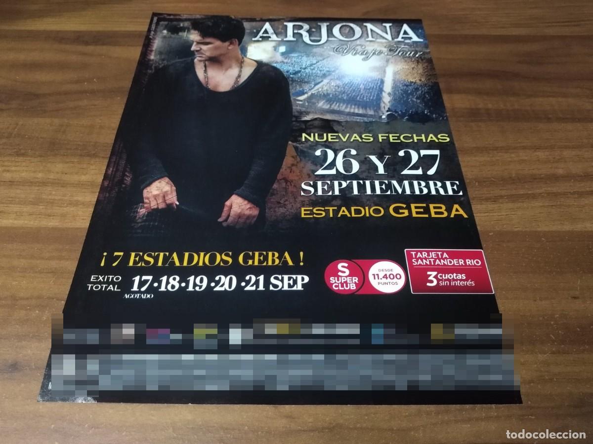 Paper Collecting Others: (PC713) Publicidad Ricardo Arjona * Estadio GEBA * 2014