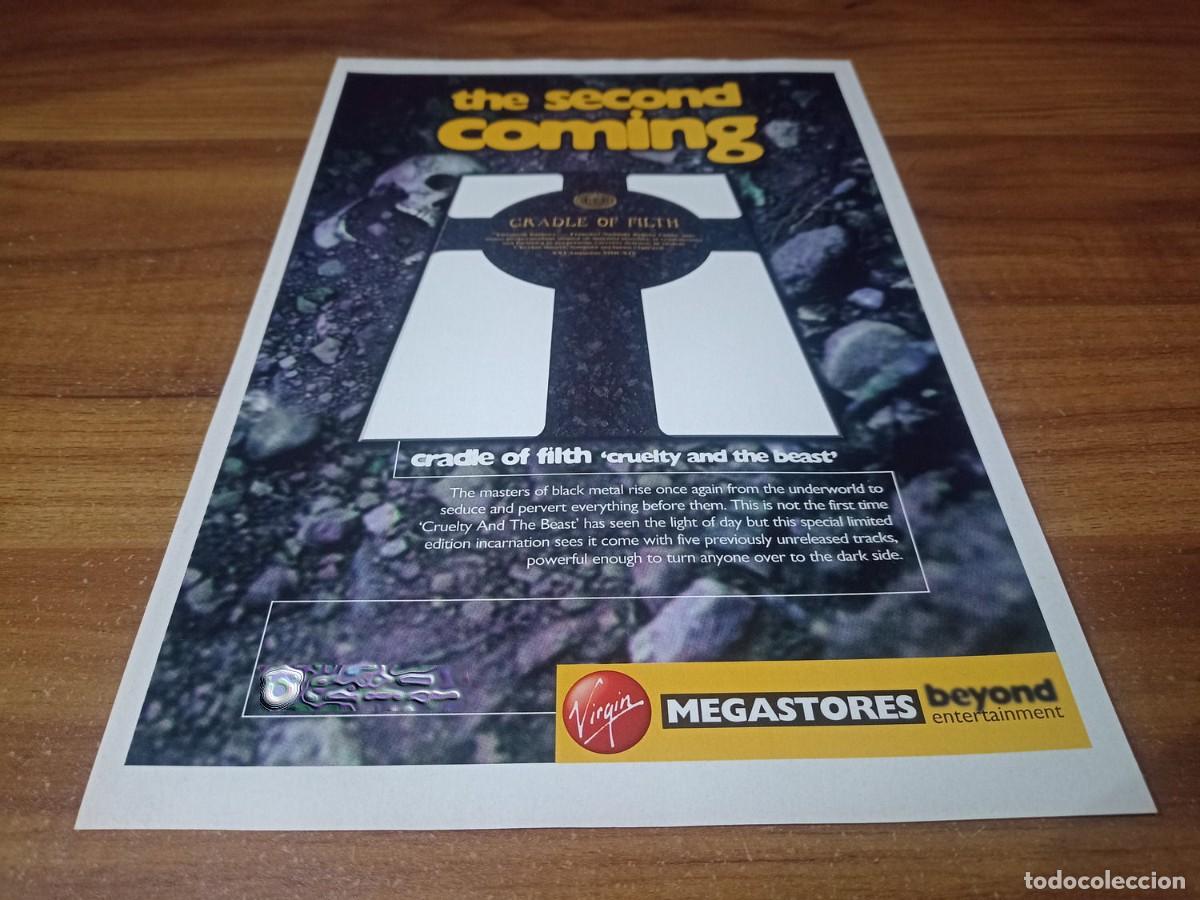 Otros Art&iacute;culos de Coleccionismo en Papel: (PC727) Publicidad Cradle Of Filth * Cruelty And The Beast * 1988