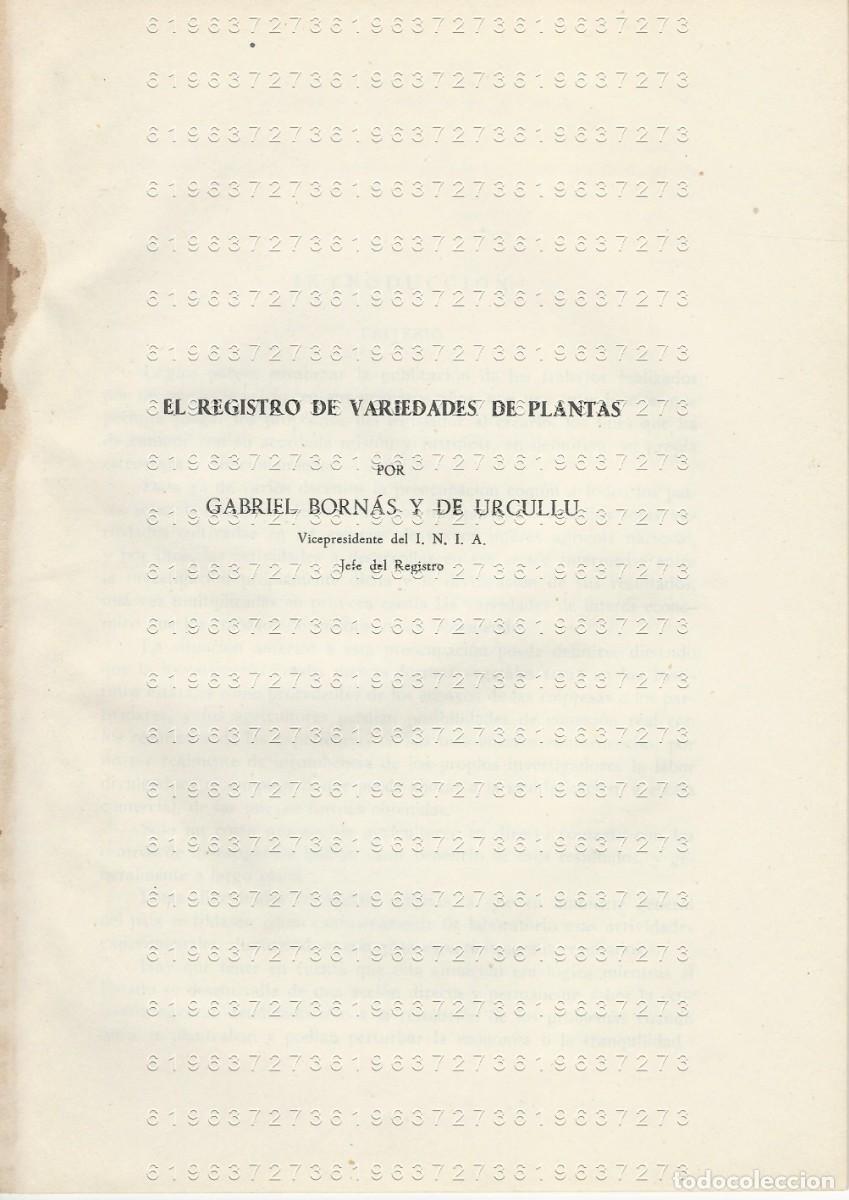 Otros Art&iacute;culos de Coleccionismo en Papel: VARIEDADES DE PLANTAS REGISTRO GABRIEL BORNAS Y DE URCULLU 24PGS SUELTAS U78