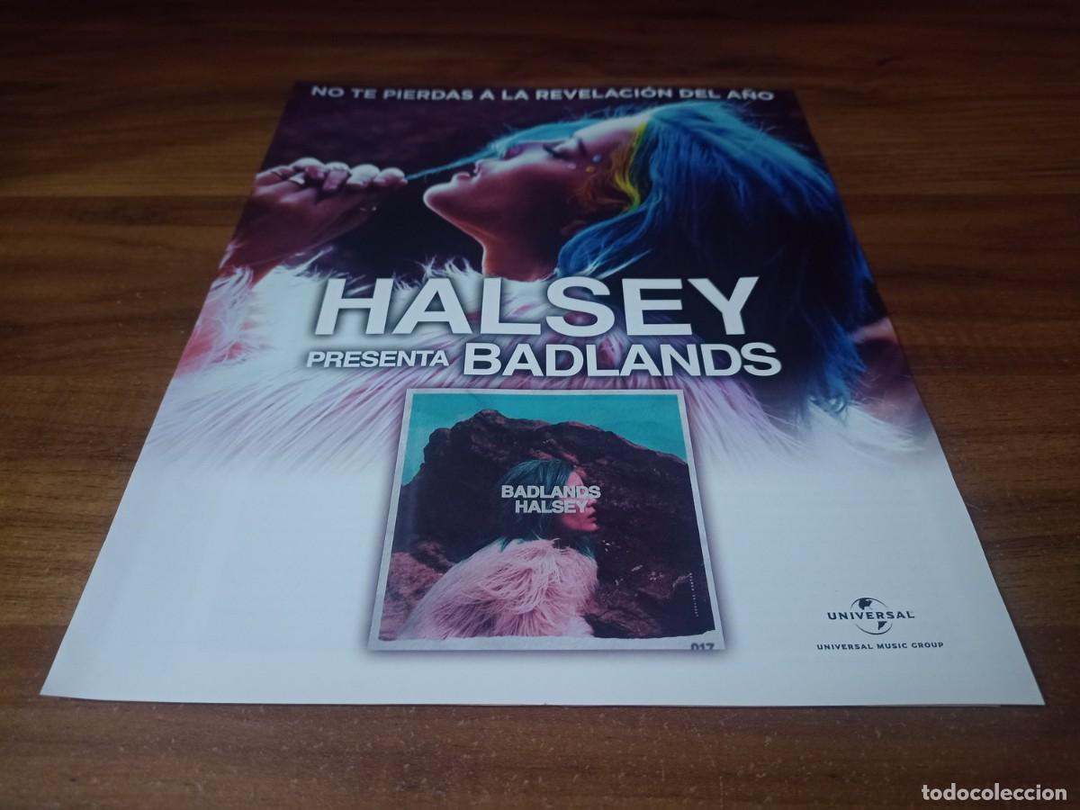 Otros Art&iacute;culos de Coleccionismo en Papel: (PC732) Publicidad Halsey * Badlands * 2015