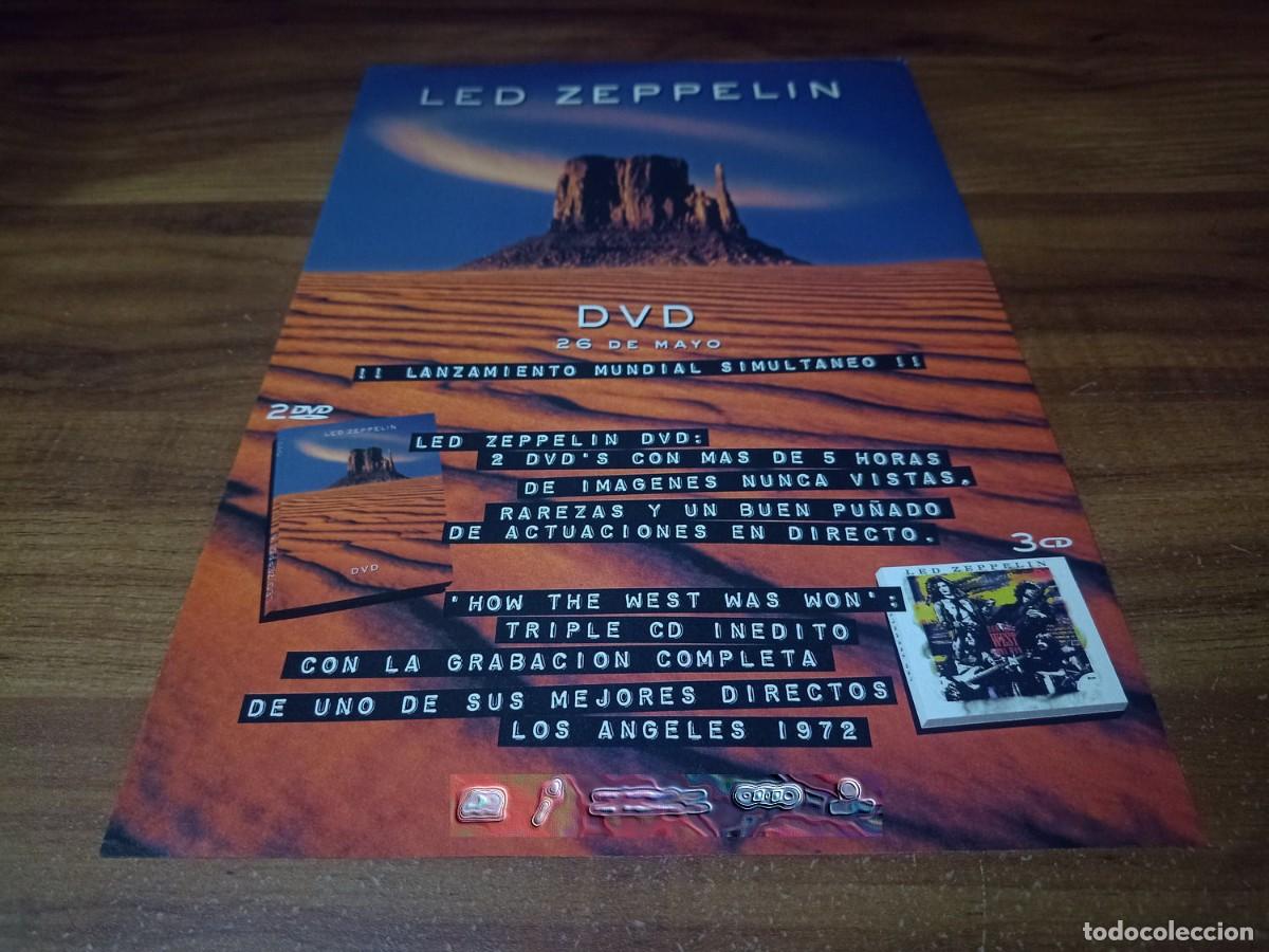Otros Art&iacute;culos de Coleccionismo en Papel: (PC737) Publicidad Led Zeppelin * How The West Was Won * 2003