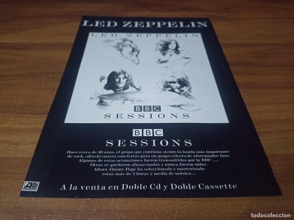 Otros Art&iacute;culos de Coleccionismo en Papel: (PC739) Publicidad Led Zeppelin * BBC Sessions * 1997