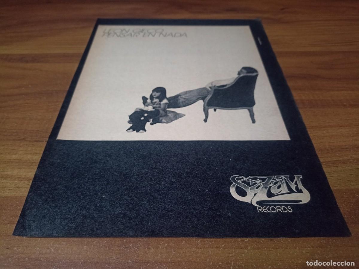 Otros Art&iacute;culos de Coleccionismo en Papel: (PC740) Publicidad Leon Gieco * Pensar En Nada * 1981